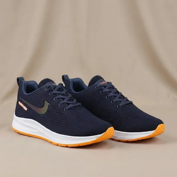 Navy_Blue_Air_Mess_Fabrics_Lace_Up_Running_Shoes_For_Men