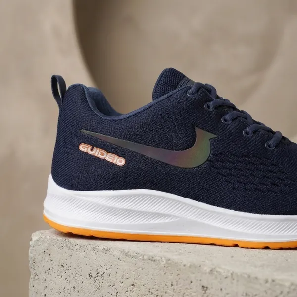 Navy_Blue_Air_Mess_Fabrics_Lace_Up_Running_Shoes_For_Men