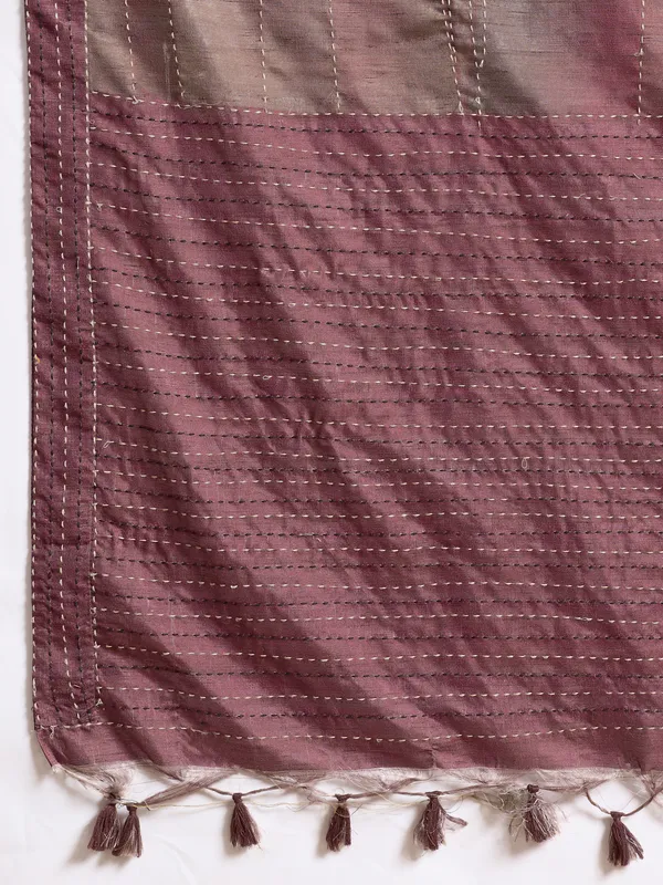 Plum_Abstarct_Kantha_Silk_Saree_For_Women