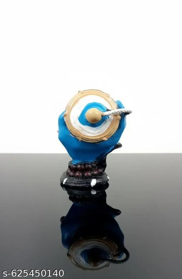 Blue_Premium_Resin_Car_Dashboard_Idol_Of_Shiv_Damru_In_Hand_|_13_Cm