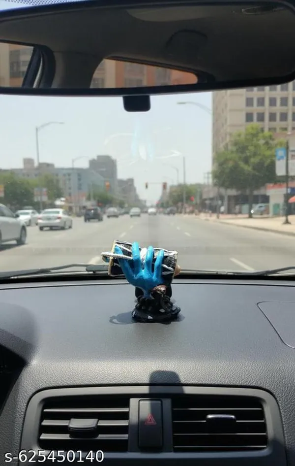 Blue_Premium_Resin_Car_Dashboard_Idol_Of_Shiv_Damru_In_Hand_|_13_Cm