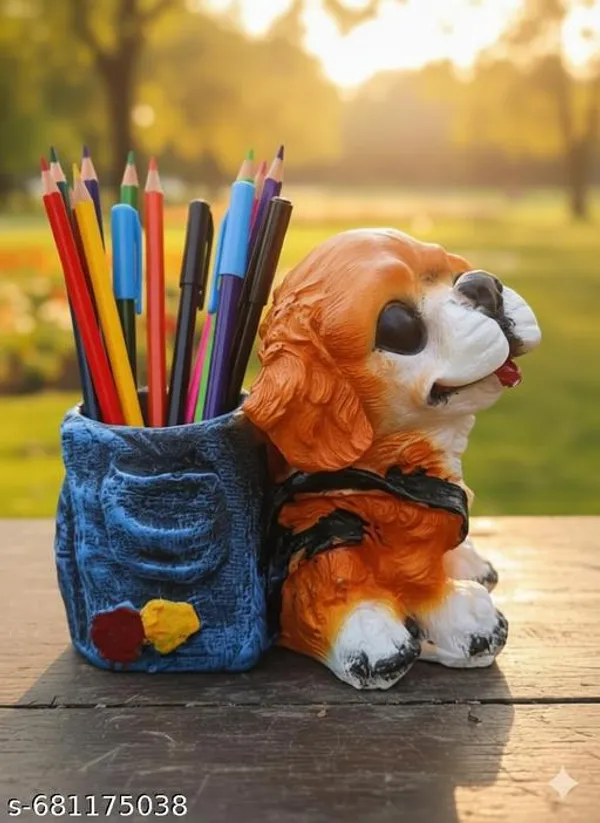 Blue_And_Orange_Premium_Resin_Dog_Shape_Pen_Stand_For_Study_Table_Office_|_13_Cm