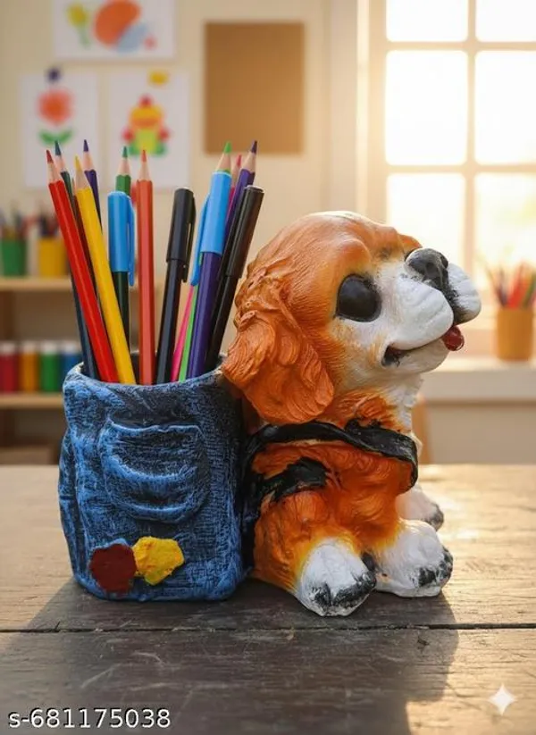 Blue_And_Orange_Premium_Resin_Dog_Shape_Pen_Stand_For_Study_Table_Office_|_13_Cm