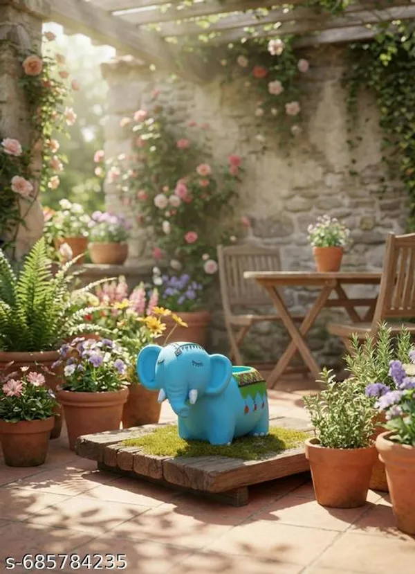 Blue_Premium_Resin_Elephant_Planter_Pot_For_Indoor_Plants_|_13_Cm