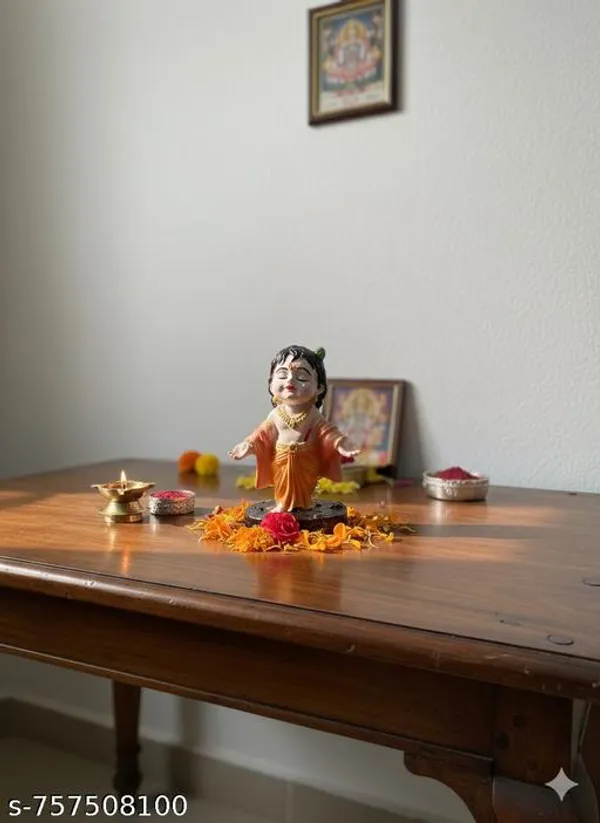 Orange_Premium_Resin_Mini_Spiritual_Idol_Figurine_For_Car_Dashboard_|_13_Cm