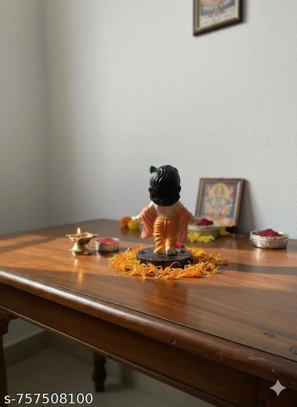 Orange_Premium_Resin_Mini_Spiritual_Idol_Figurine_For_Car_Dashboard_|_13_Cm