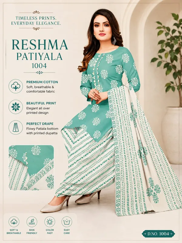 Aqua_Green_Printed_Cotton_Patiala_Suit_Set_with_Dupatta_–_Premium_Everyday_Wear
