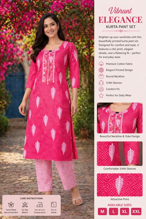 Bright_Pink_Printed_Kurta_with_Pants_–_Stylish_Cotton_Ethnic_Co-ord_Set_for_Women_|_Haya_Fashions