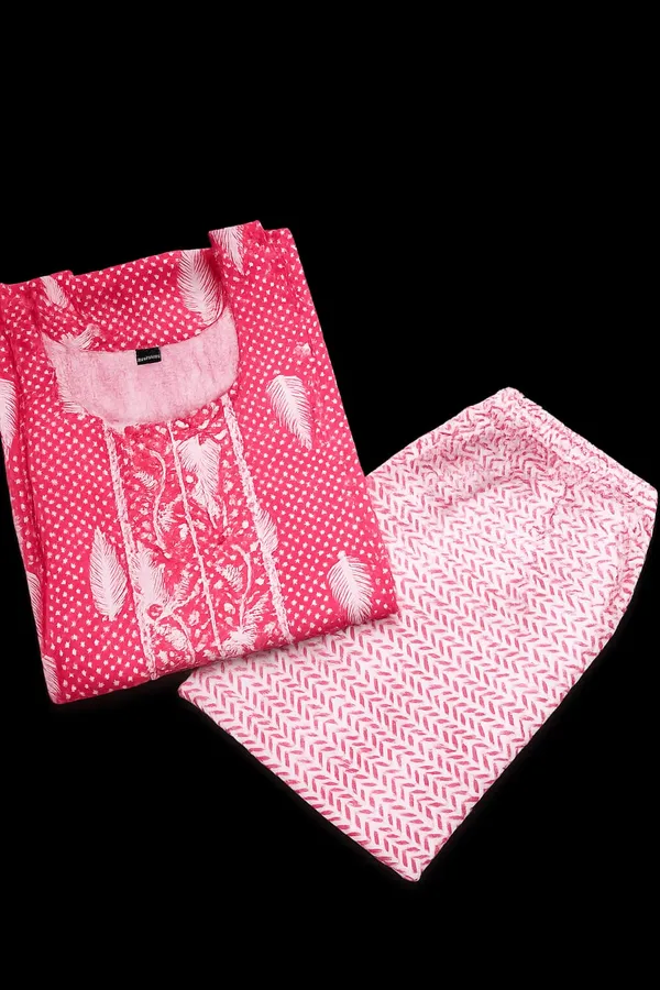 Bright_Pink_Printed_Kurta_with_Pants_–_Stylish_Cotton_Ethnic_Co-ord_Set_for_Women_|_Haya_Fashions