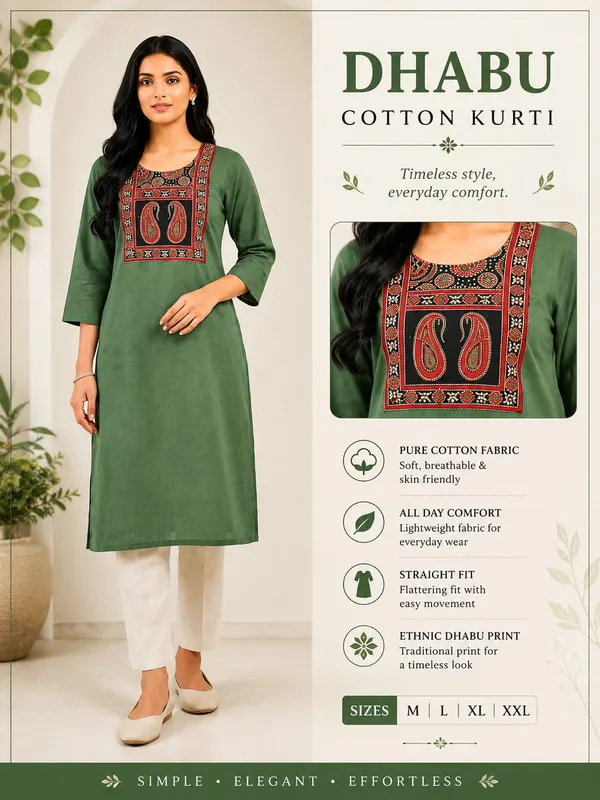 Dhabu_Cotton_Readymade_Side-Cut_Kurti