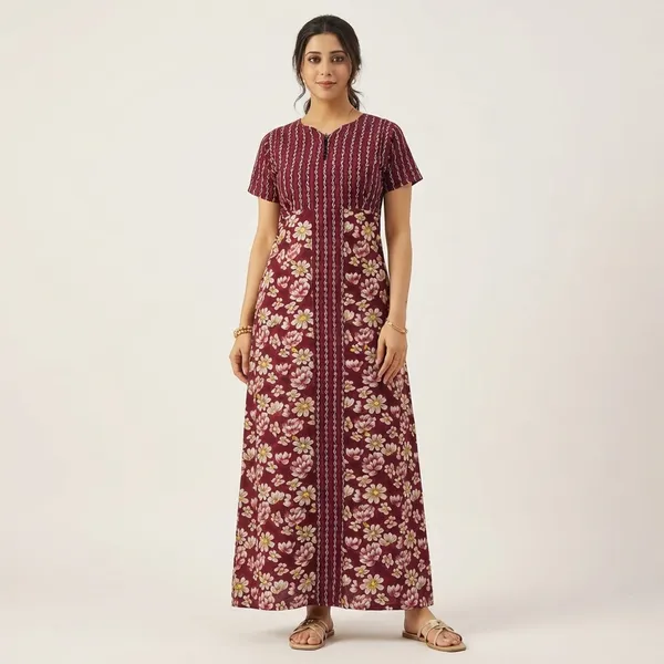 Pranjul_Elegant_Pure_Cotton_Nightdress_|_Comfortable_Daily_Wear_Nighty