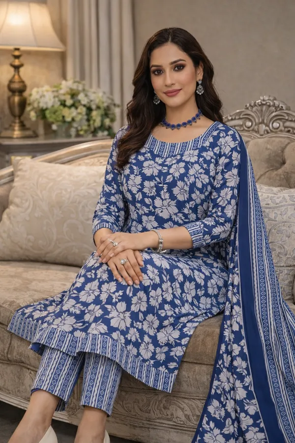Pranjul_Cotton_3_Piece_Churidar_Set_–_Elegant_Floral_Printed_Kurta_with_Pant_&_Dupatta_|_Daily_Wear_Ethnic_Suit_for_Women