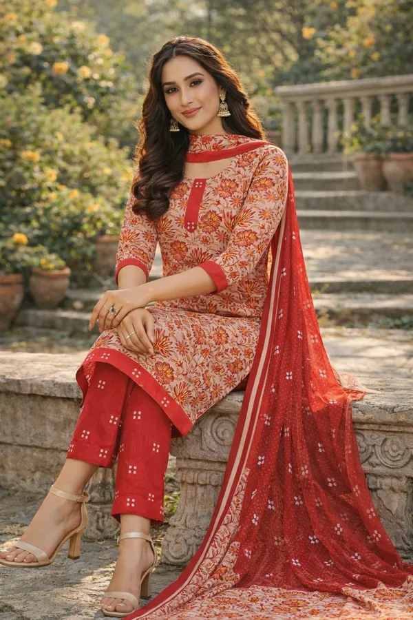 Pranjul_Cotton_3_Piece_Churidar_Set_–_Elegant_Floral_Printed_Kurta_with_Pant_&_Dupatta_|_Daily_Wear_Ethnic_Suit_for_Women
