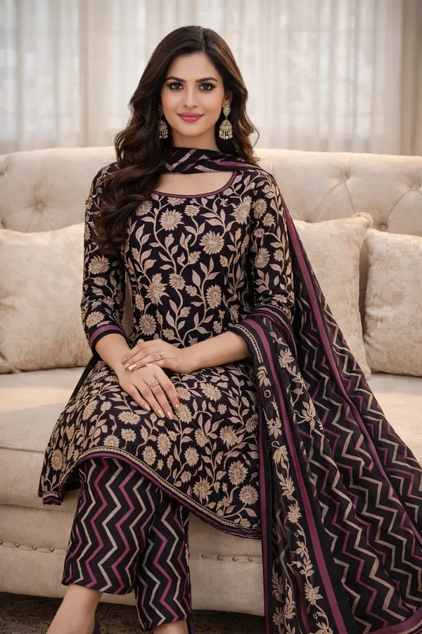 Pranjul_Cotton_3_Piece_Churidar_Set_–_Elegant_Floral_Printed_Kurta_with_Pant_&_Dupatta_|_Daily_Wear_Ethnic_Suit_for_Women