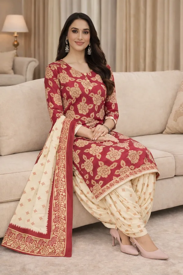 Pranjul_Cotton_3_Piece_patiala_Churidar_Set_–_Elegant_Floral_Patiala_Dress_3_Piece_Set_for_Women_–_Elegant_Ethnic_Wear_with_Dupatta