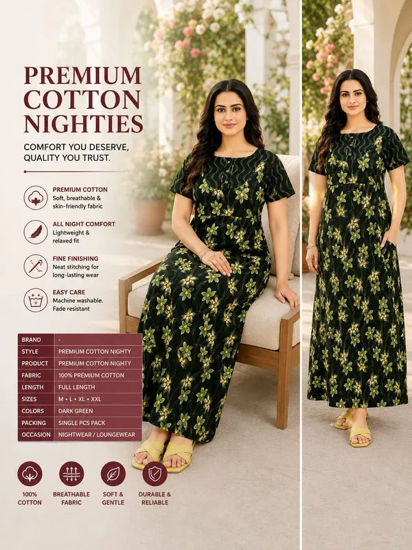 Pranjul_Elegant_Pure_Cotton_Nightdress_|_Comfortable_Daily_Wear_Nighty