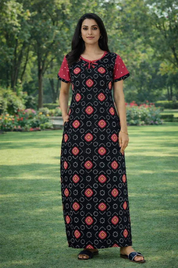 Pranjul_Elegant_Pure_Cotton_Nighty_For_Women_�_Soft_Breathable_Printed_Cotton_Nightdress