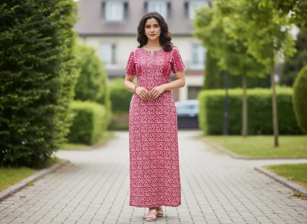 Pranjul_Elegant_Pure_Cotton_Nighty_For_Women_�_Soft_Breathable_Printed_Cotton_Nightdress