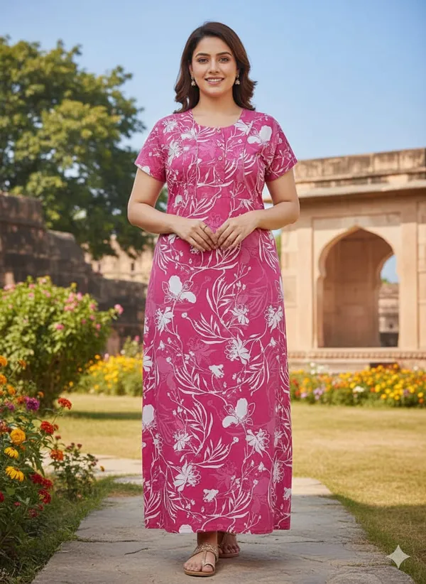 Pranjul_Elegant_Pure_Cotton_Nighty_For_Women_�_Soft_Breathable_Printed_Cotton_Nightdress