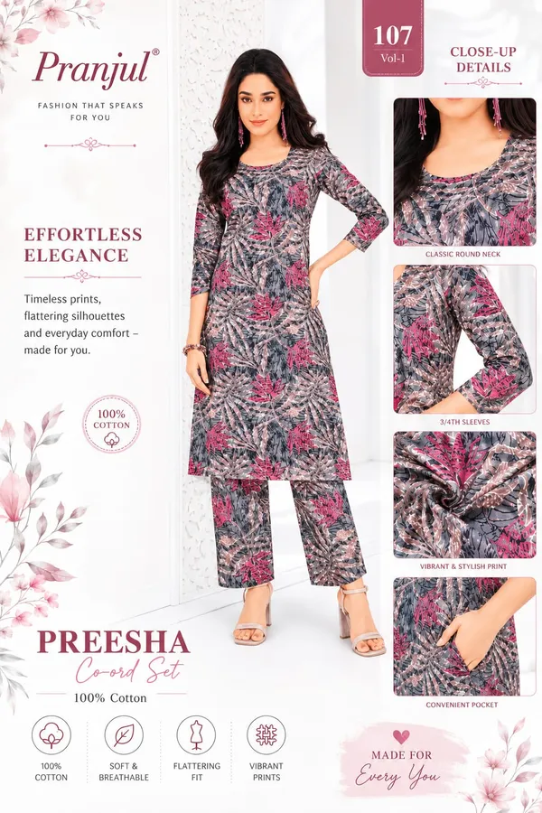 Pranjul_Preesha_Premium_Cotton_Tropical_Print_Co-Ord_Set_for_Women