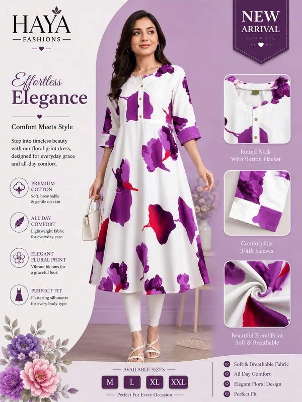 Premium_Cotton_Floral_Print_Readymade_Churidar_Top