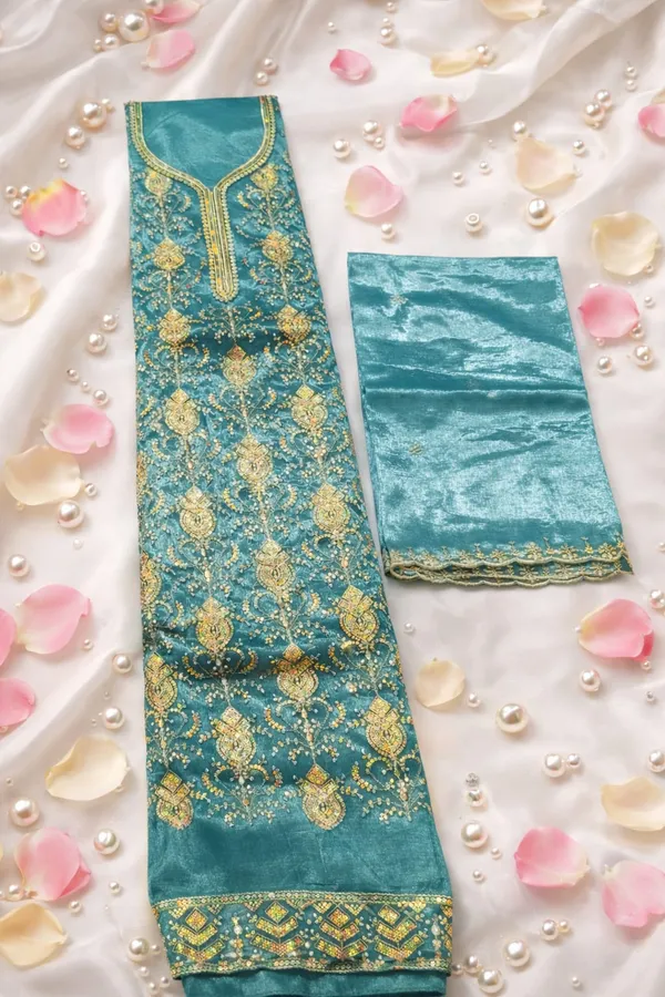 Sea_Green_Crunchy_Fabric_Salwar_Kameez_Material_with_Rich_Gold_Embroidery_&_Dupatta_for_Women