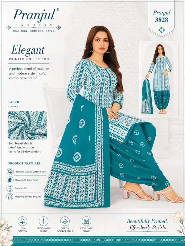Teal_Green_Elegant_Printed_Cotton_Readymade_Patiyala_Suit_Set_with_Dupatta