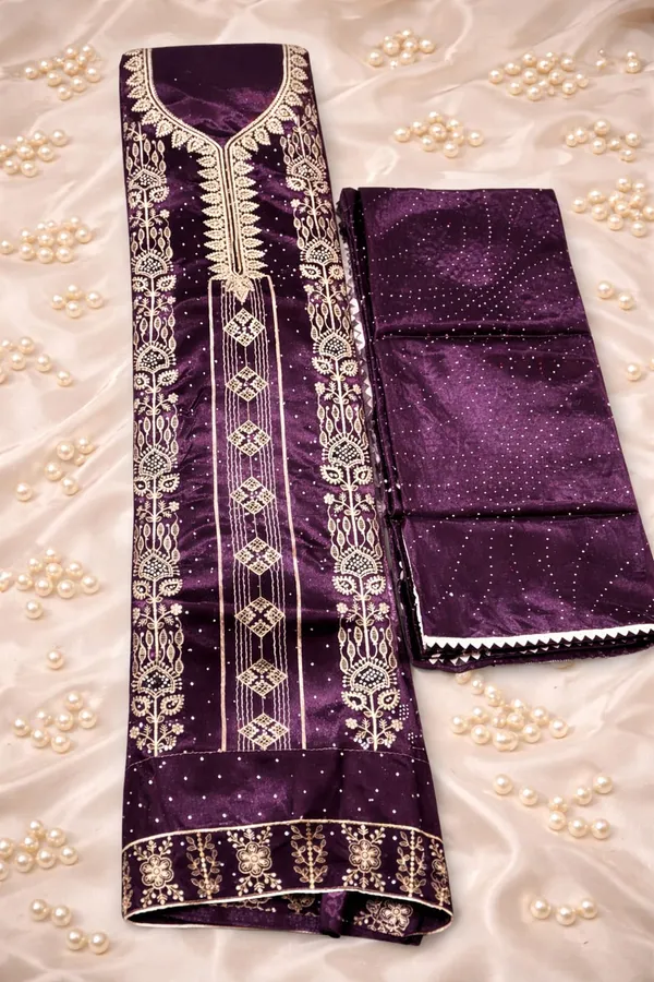 Wine_Purple_Crunchy_Fabric_Salwar_Kameez_Material_with_Heavy_Embroidery_&_Dupatta_for_Women
