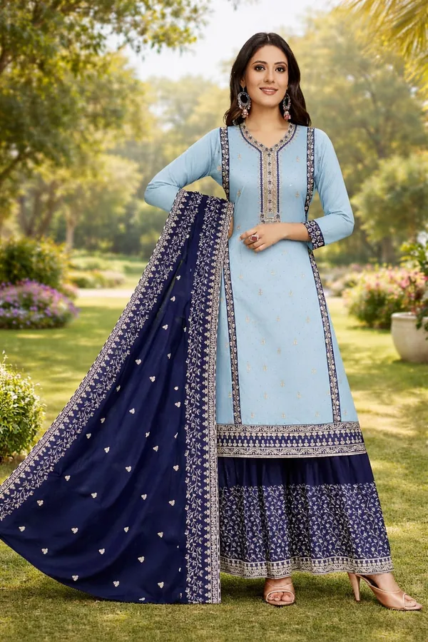 Sky_Blue_Faux_Georgette_Desiger_Readymade_Sharara_Set_for_Women