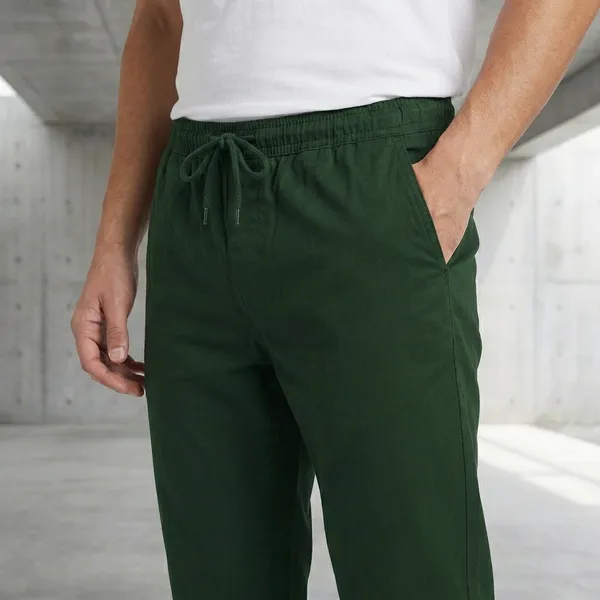 Dark_Green_Cotton_Blend_Premium_Solid_Joggers_For_Men