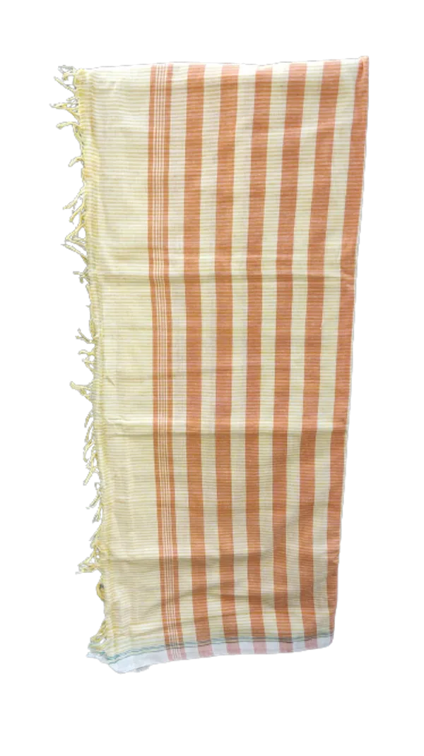 Beige_&_Orange_Cotton_Scarf_For_Men
