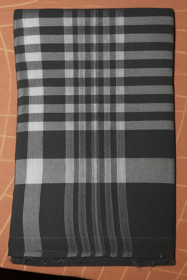 Black_&_Grey_Cotton_Scarf_For_Men