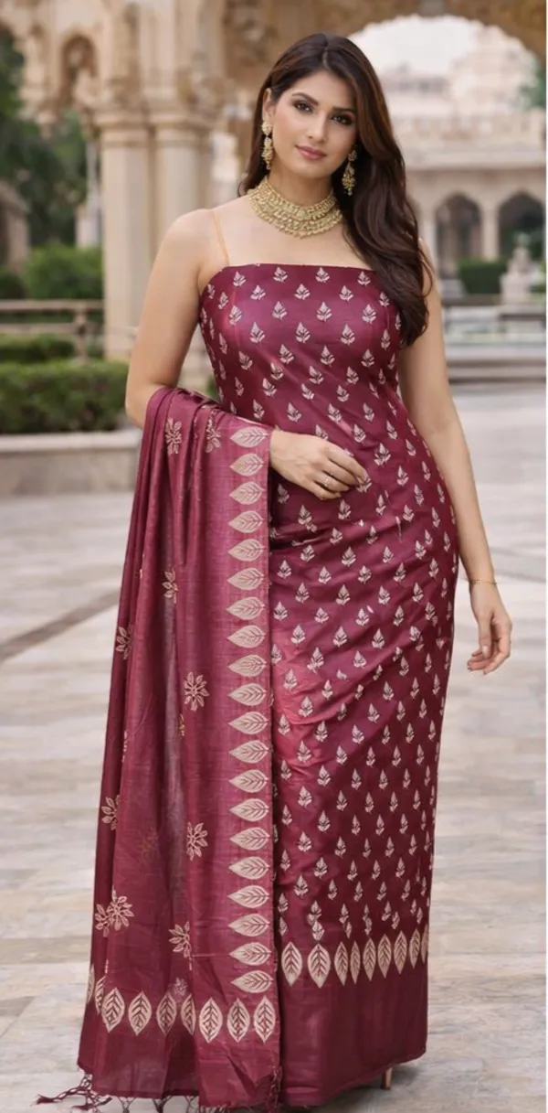 Maroon_Cotton_Dress_Material_For_Women