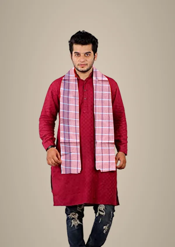 Pink_Cotton_Bath_Towel_For_Men