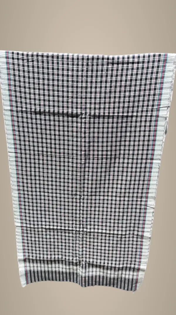 Black_&_White_&_Red_Cotton_Scarf_For_Men