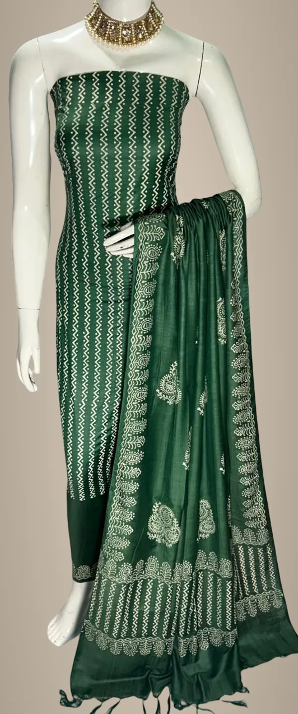 Green_Cotton_Suit_Set_For_Women