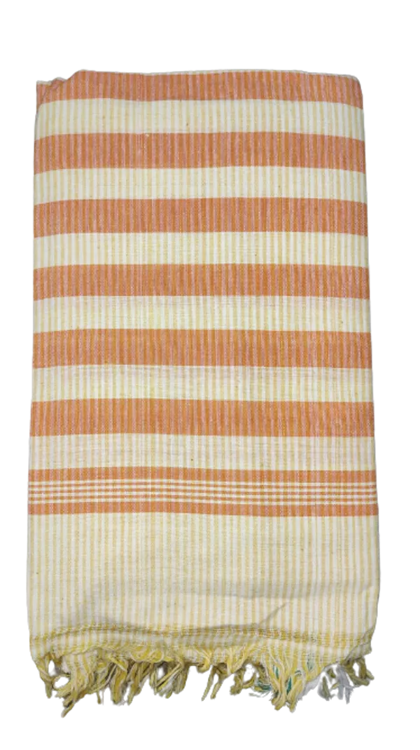 Beige_&_Orange_Cotton_Scarf_For_Men