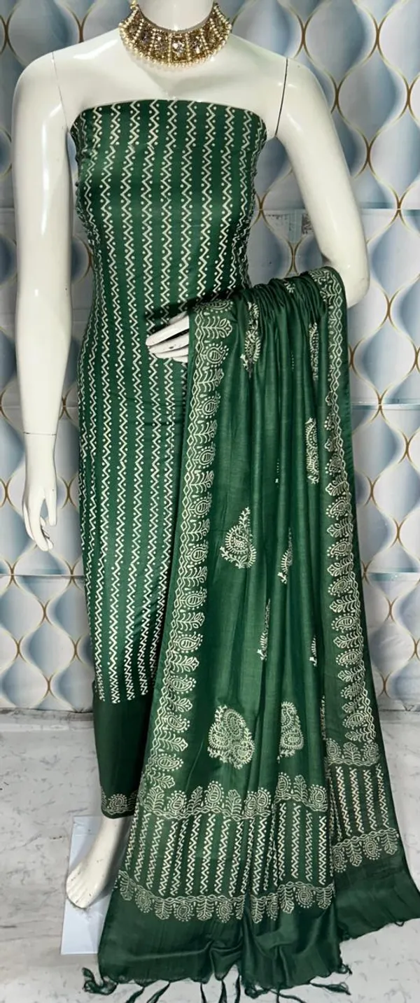 Green_Cotton_Suit_Set_For_Women
