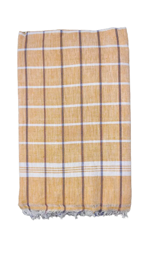 Beige_&_Brown_Cotton_Towel_Wrap_For_Men_&_Women