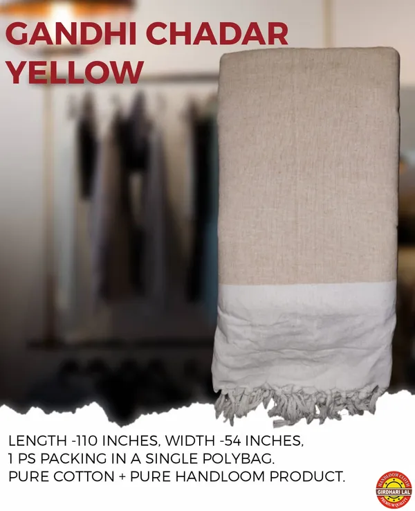 Yellow_Pure_Cotton_Bedsheet_For_Men