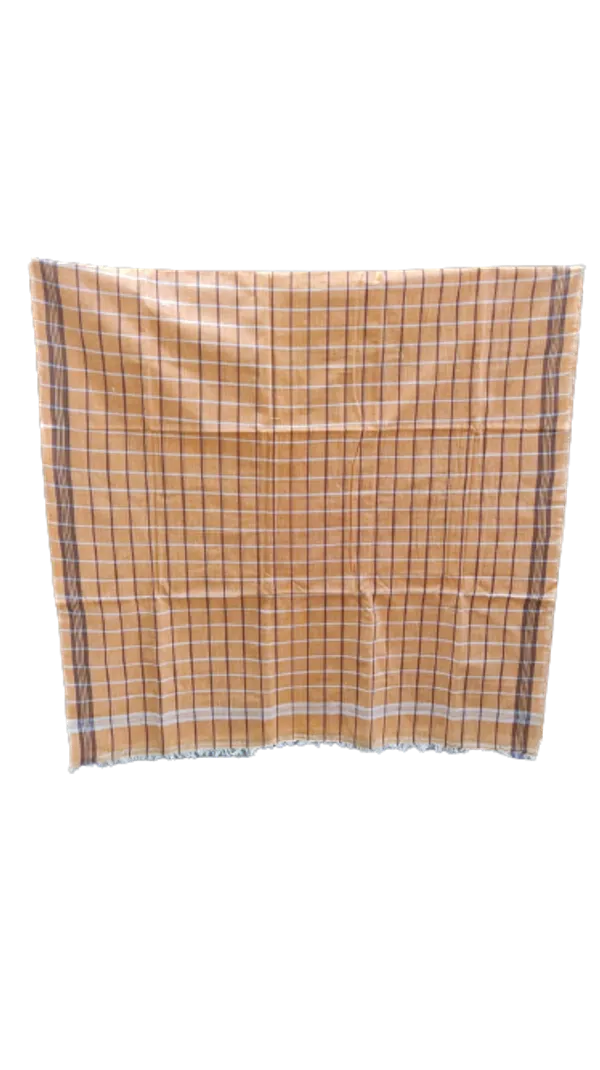 Beige_&_Brown_Cotton_Towel_Wrap_For_Men_&_Women