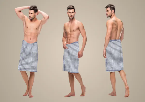 Blue_Cotton_Towel_For_Men