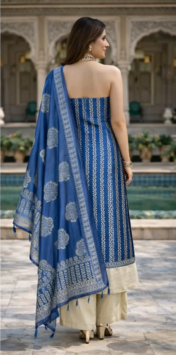 Blue_Cotton_Unstitched_Salwar_Suit_Set_For_Women