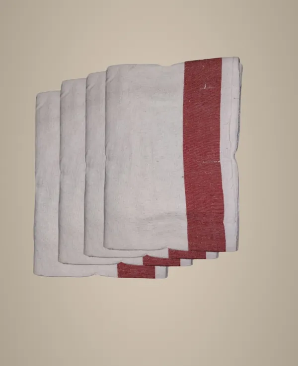 White_Pure_Cotton_Lungi_For_Men
