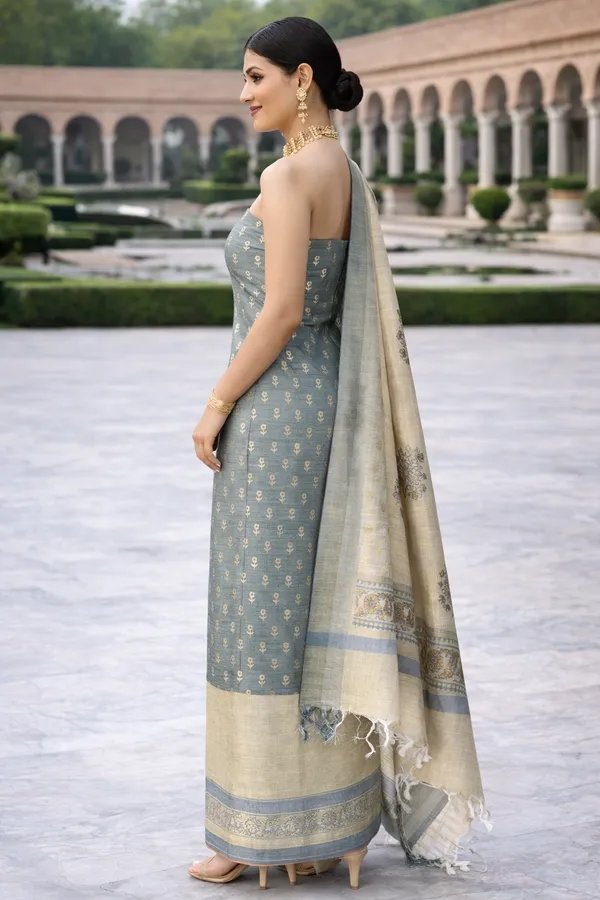 Grey_&_Beige_Cotton_Salwar_Suit_Set_For_Women_(Unstitched)