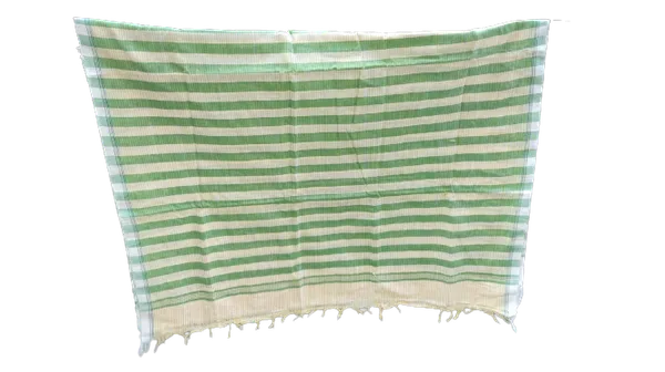 Green_&_White_Cotton_Towel_For_Men