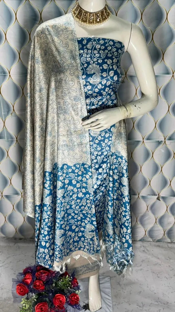 Turquoise_Blue_&_Purple_Cotton_Unstitched_Suit_Set_For_Women