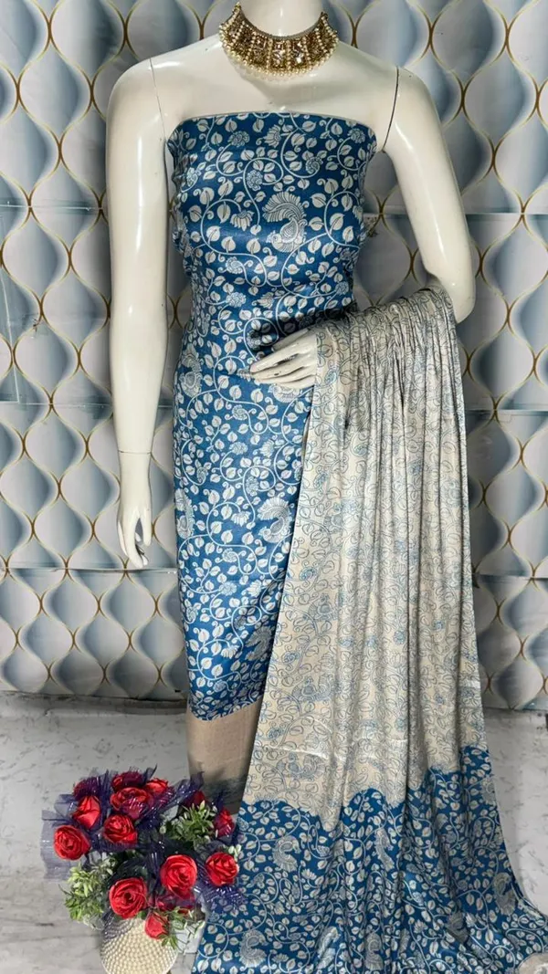 Turquoise_Blue_&_Purple_Cotton_Unstitched_Suit_Set_For_Women
