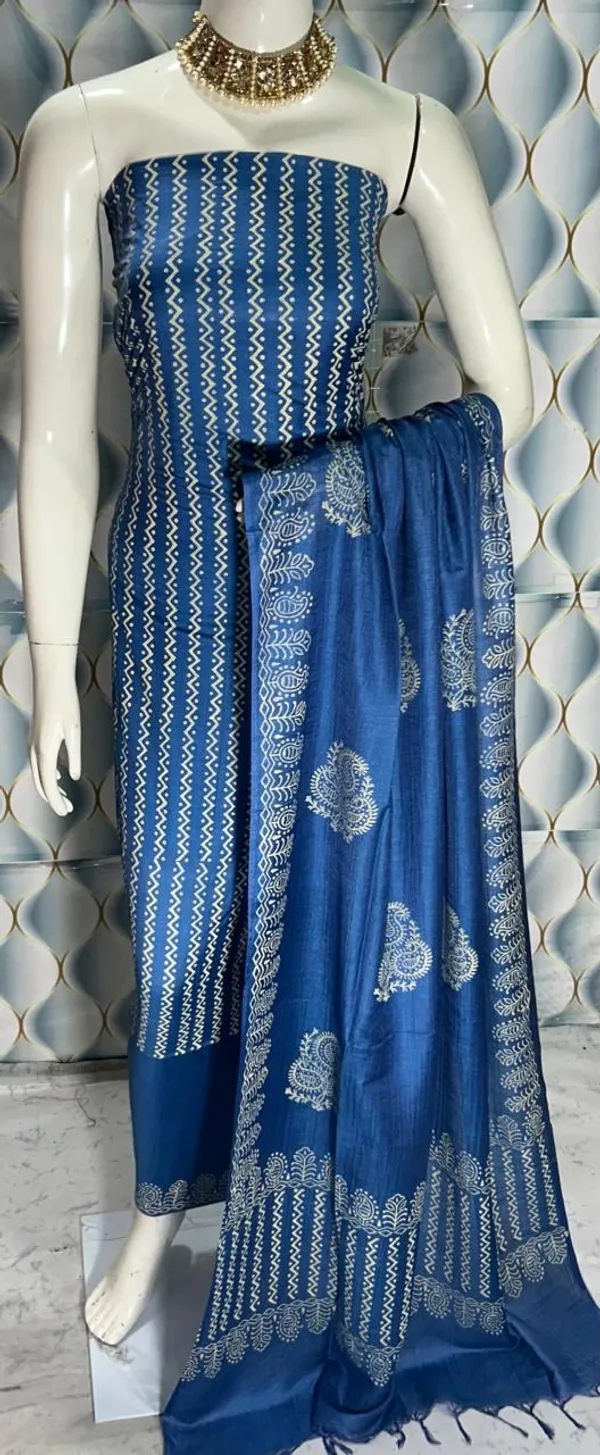 Blue_Cotton_Unstitched_Salwar_Suit_Set_For_Women