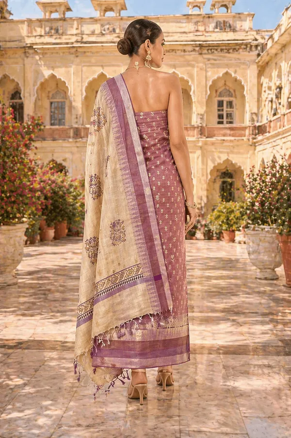Pink_Banarasi_Silk_Unstitched_Suit_Set_For_Women